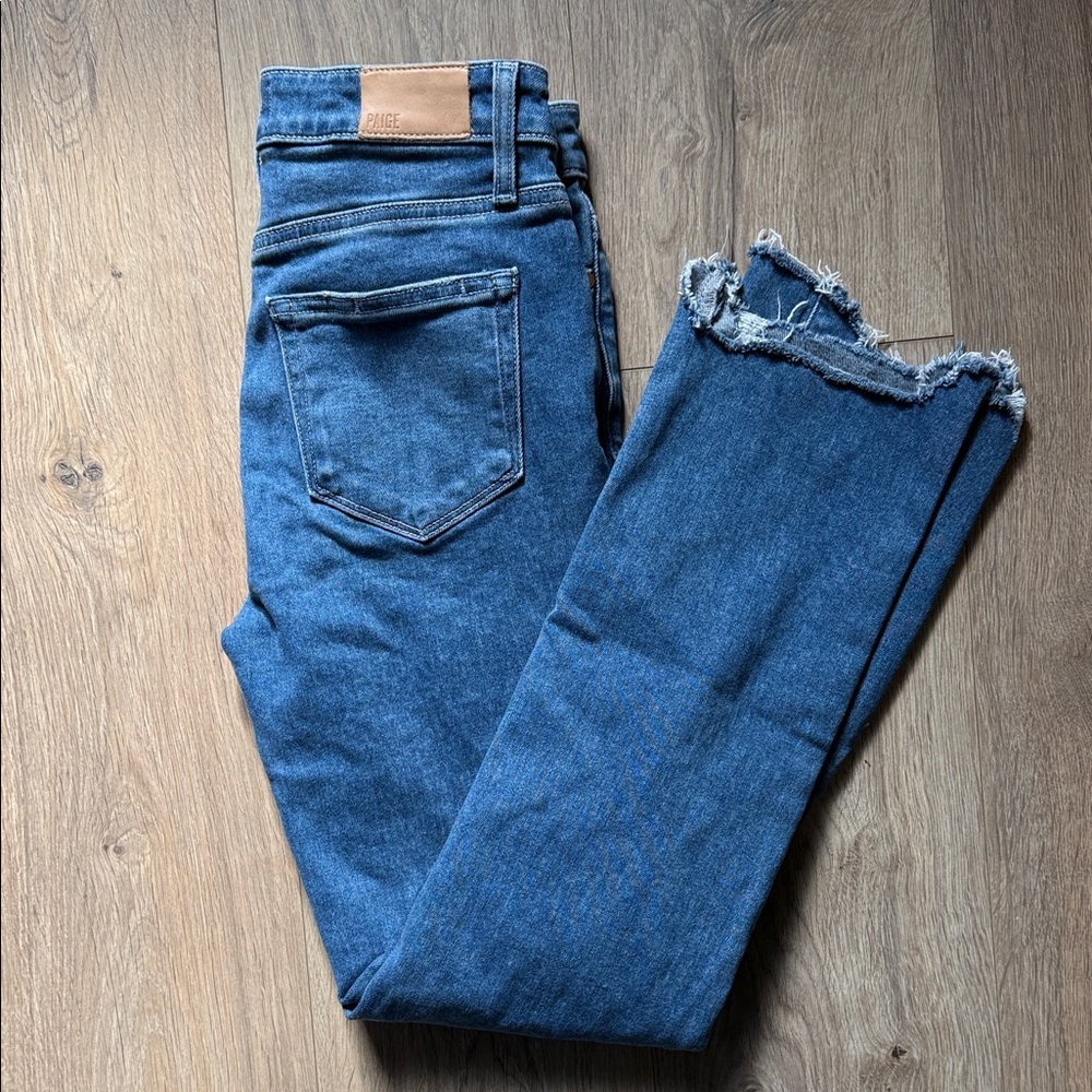 PAIGE Cindy High Rise Slim Jeans Size 25 - Picture 5 of 14